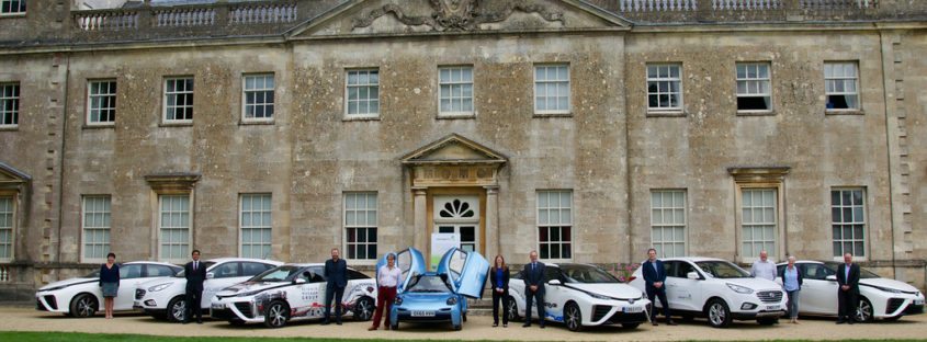 Hydrogen cars at Lydiard House