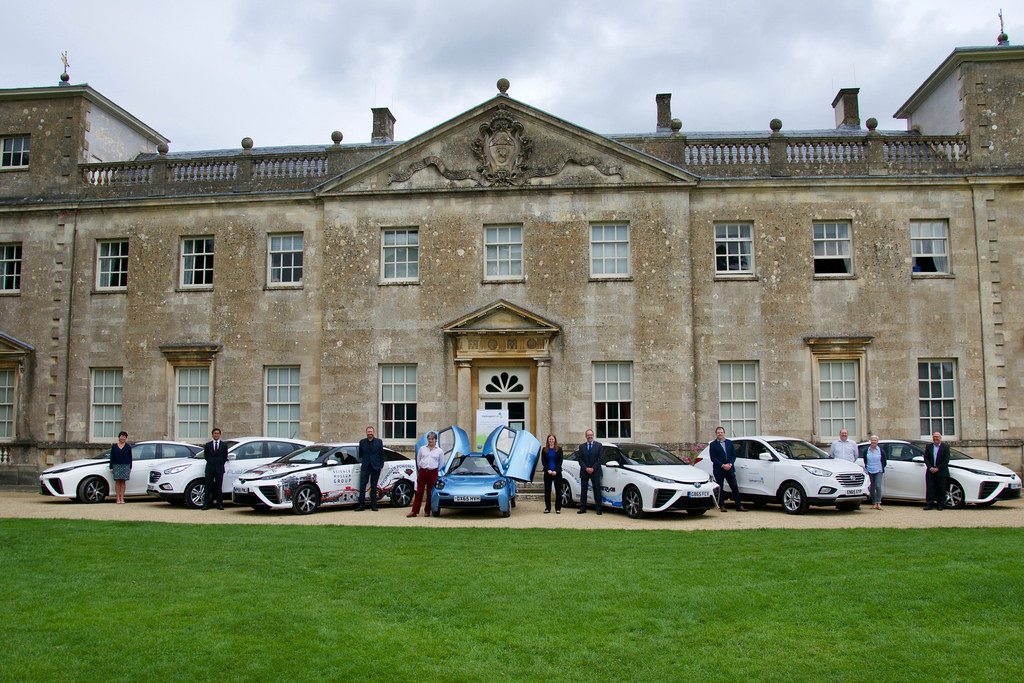 Hydrogen cars at Lydiard House