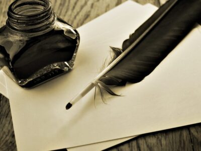 feathers and ink