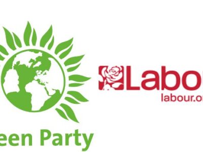 Labour Green Party logos