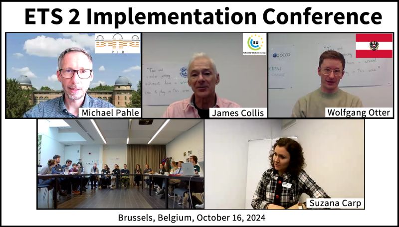 Citizens’ Climate Europe event on ‘How to make ETS2 work for your country’, aka Climate Income….