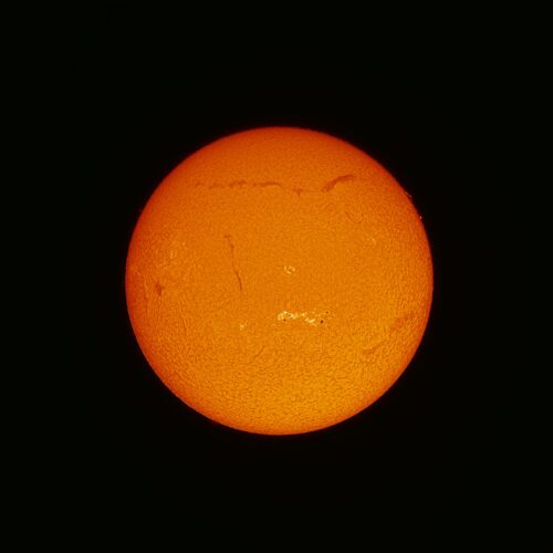 H-alpha image of Sun